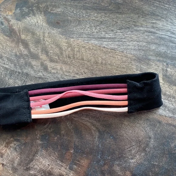 Victoria’s Secret PINK stretch multi strand headband comfort colors mauve LN - Picture 2 of 5